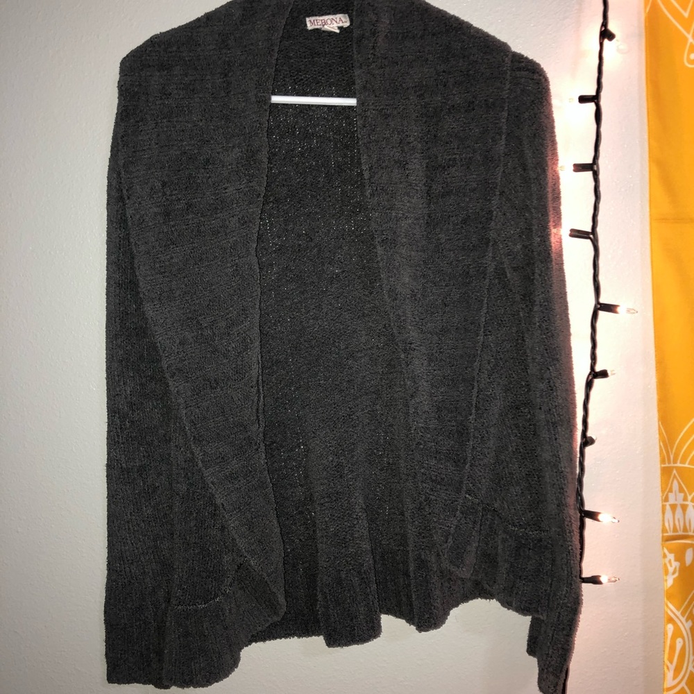 Fuzzy sweater/cardigan